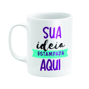 Caneca personalizada de porcelana branca, 325 ml, personalizada para empresas, dentistas, fotógrafos e restaurantes.